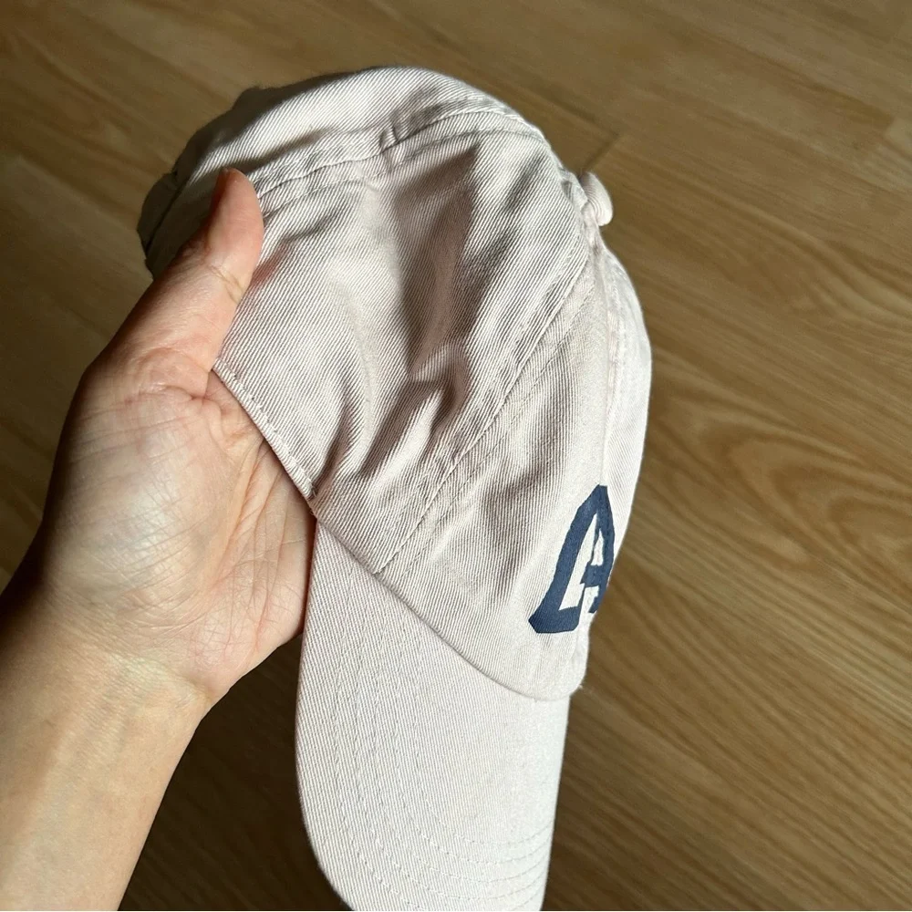 Gap Twill Logo Pale Pink Khaki Cat Youth OS